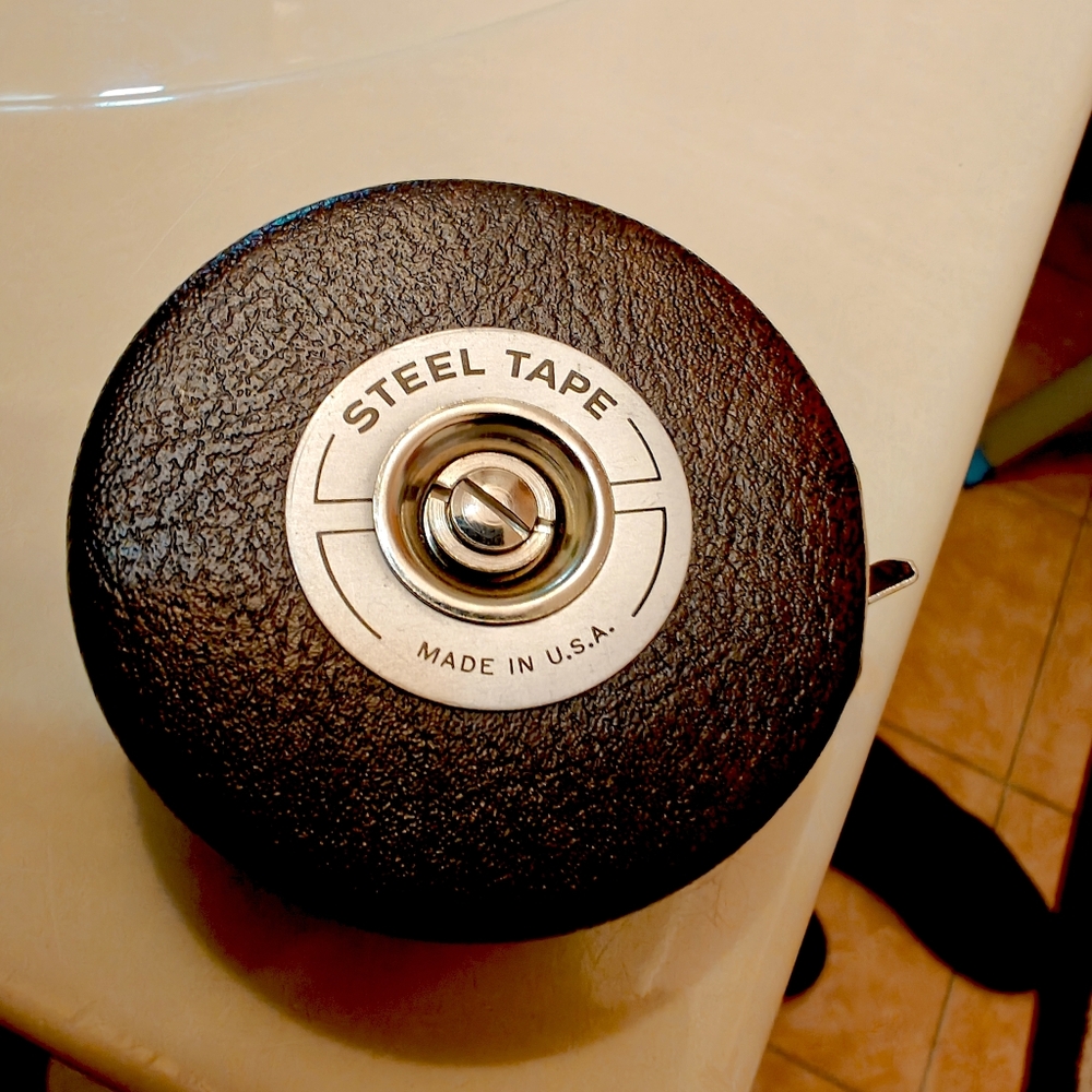 Vintage Steel Lufkin Tape Measure 300 inch